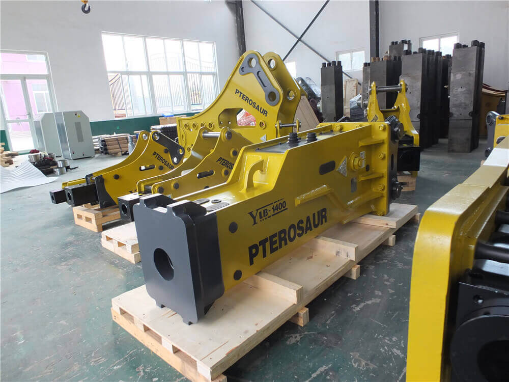 box silence type hydraulic breaker for